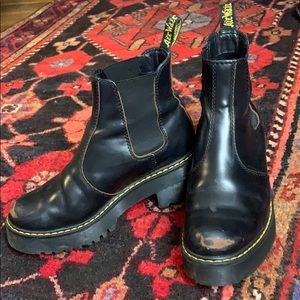 Dr. Marten “Rometty” leather platform Chelsea Boot
